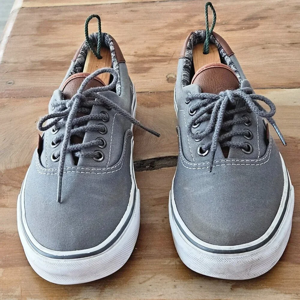 Vans Era 59, dark grey with leather accents, size 8